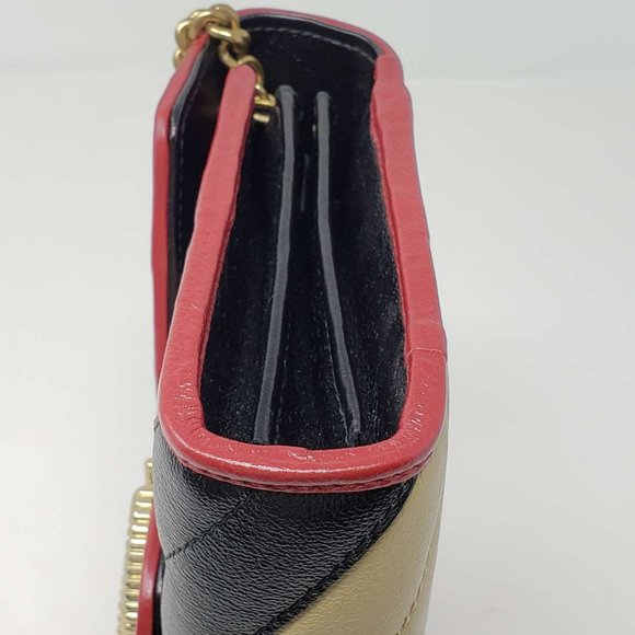 Gucci Marmont Bicolor Wallet onChain Crossbody Bag - Picture 6 of 14